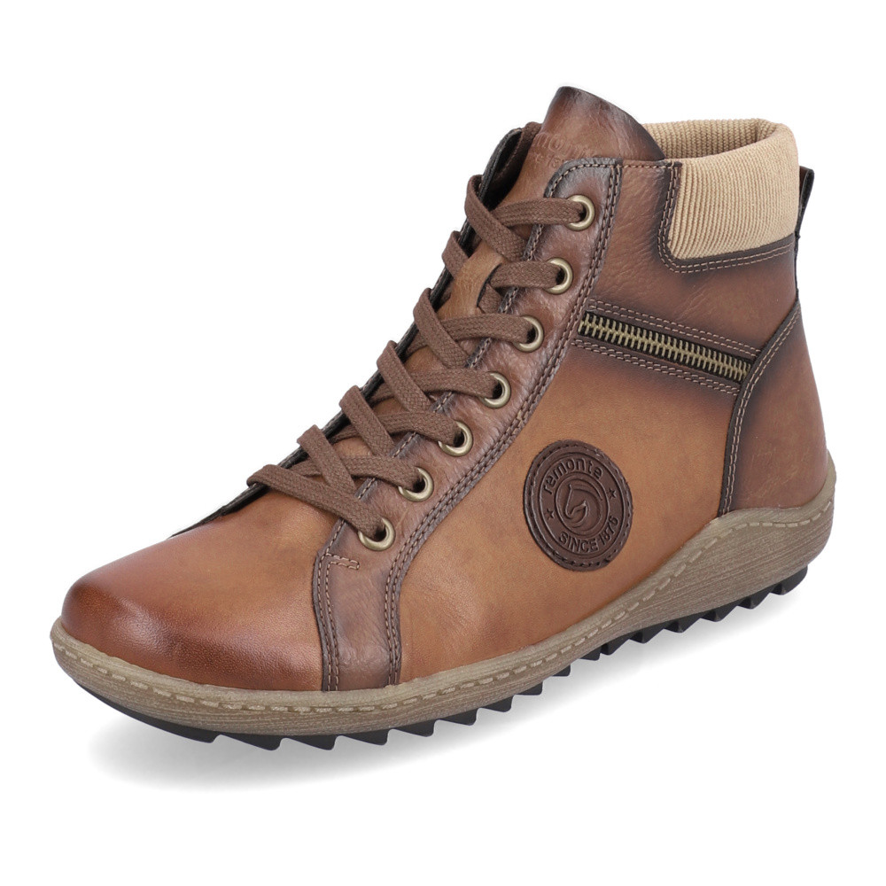 detail Dámská kotníková obuv REMONTE R1460-22 hnědá W3