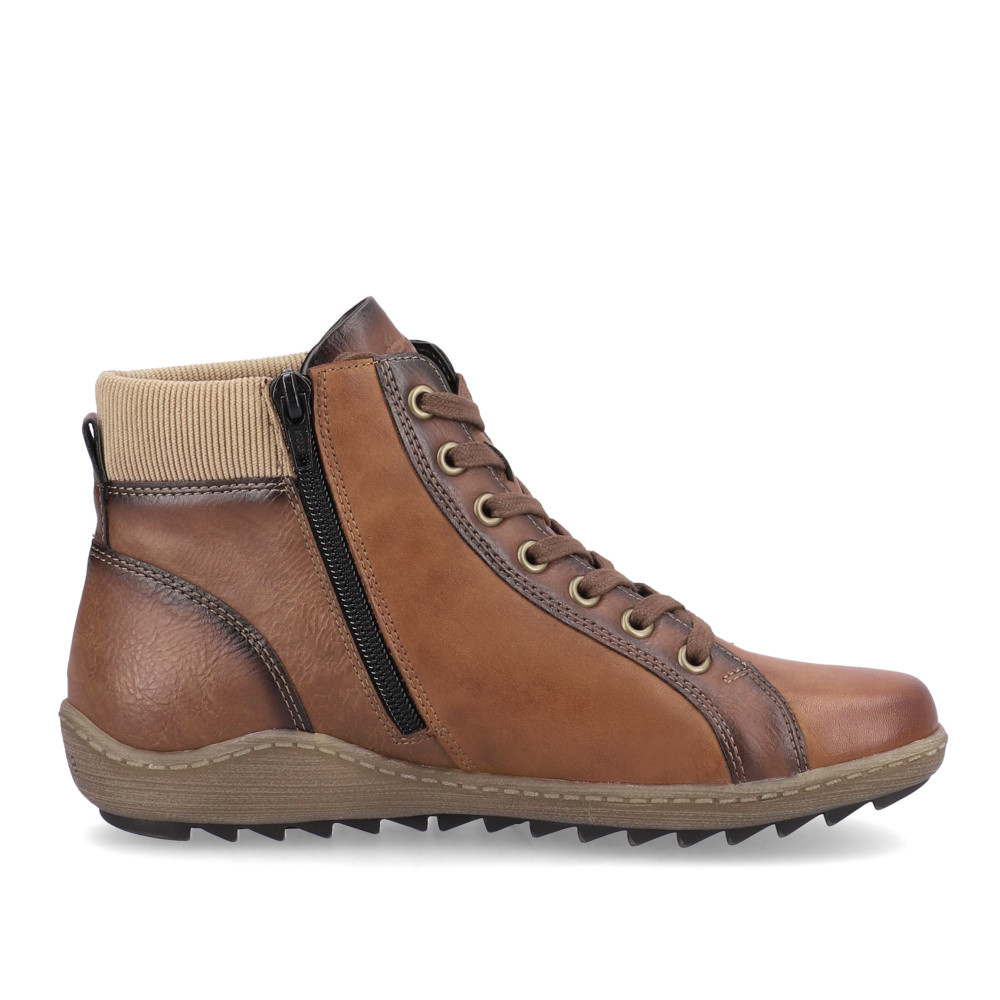 detail Dámská kotníková obuv REMONTE R1460-22 hnědá W3