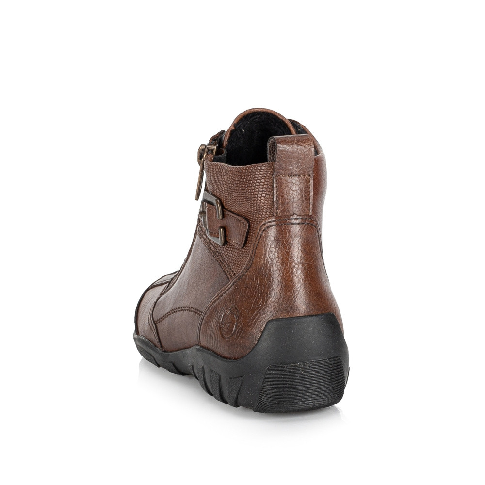 detail Dámská kotníková obuv REMONTE R3497-22 hnědá W3