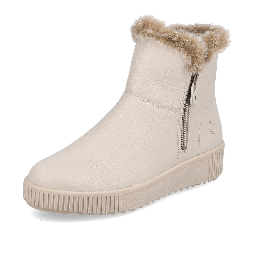 detail Dámska členková obuv REMONTE R7999-60 béžová W3