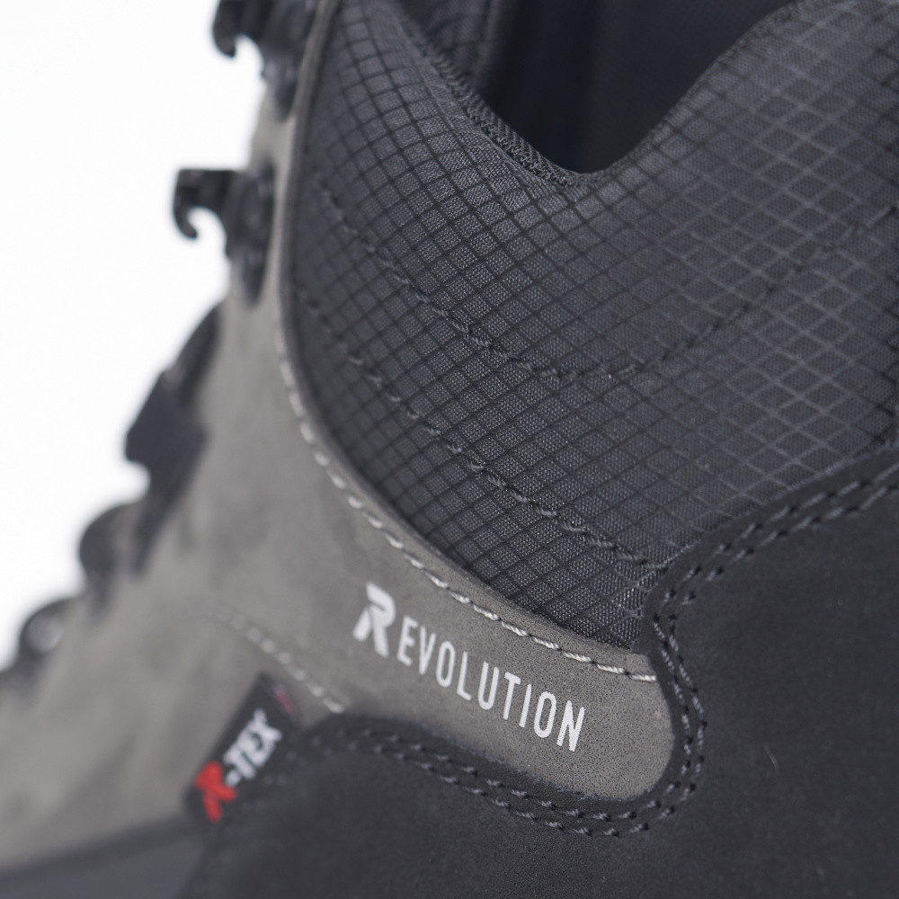 detail Pánská kotníková obuv RIEKER REVOLUTION U0169-42 šedá W3