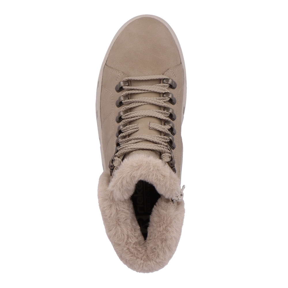 detail Dámská kotníková obuv RIEKER W0560-20 béžová W3