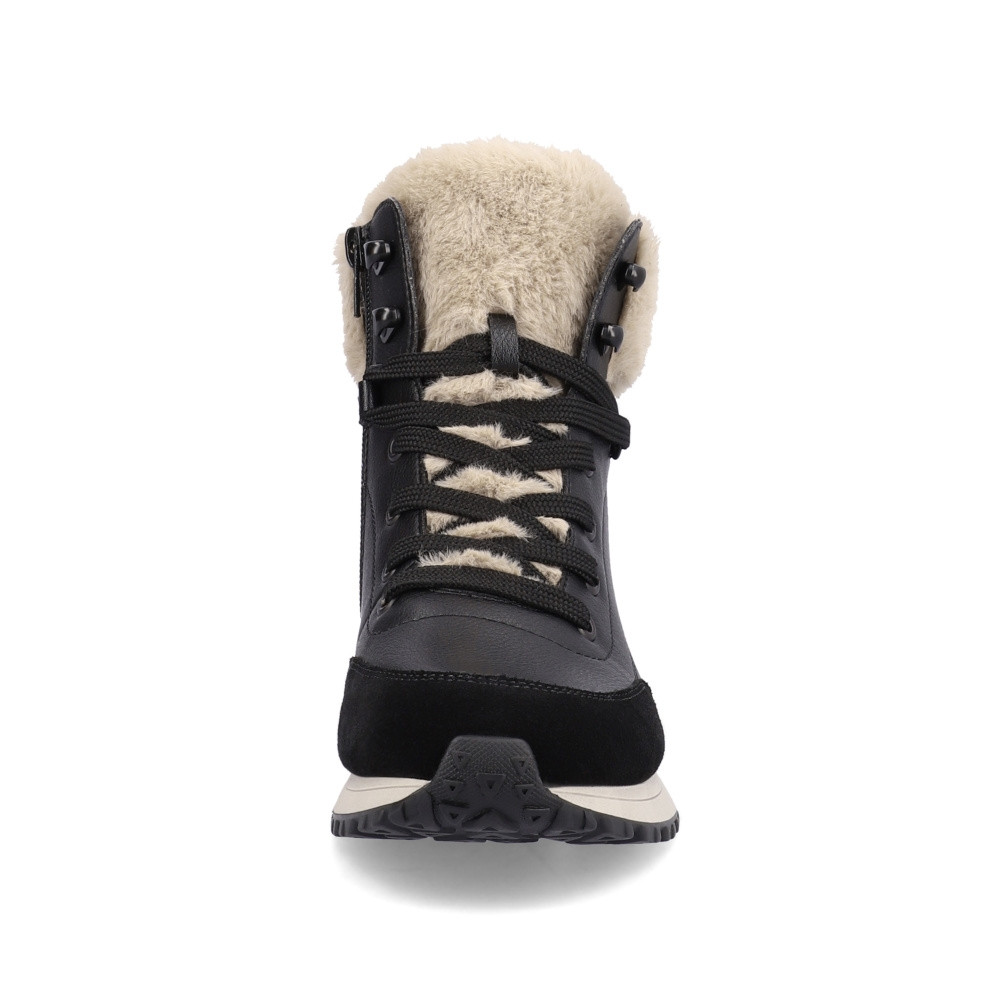 detail Dámská kotníková obuv RIEKER W0670-00 černá W4