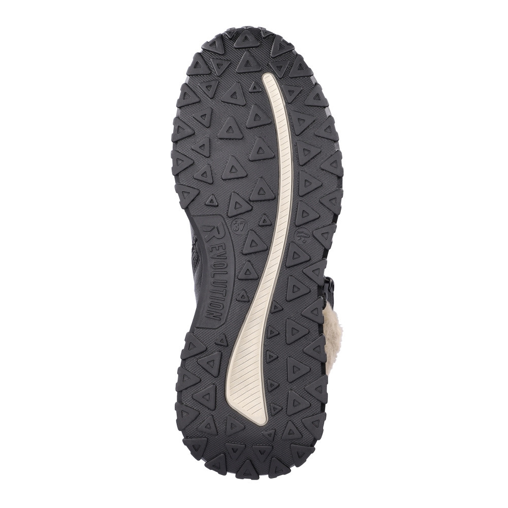 detail Dámská kotníková obuv RIEKER W0670-00 černá W4