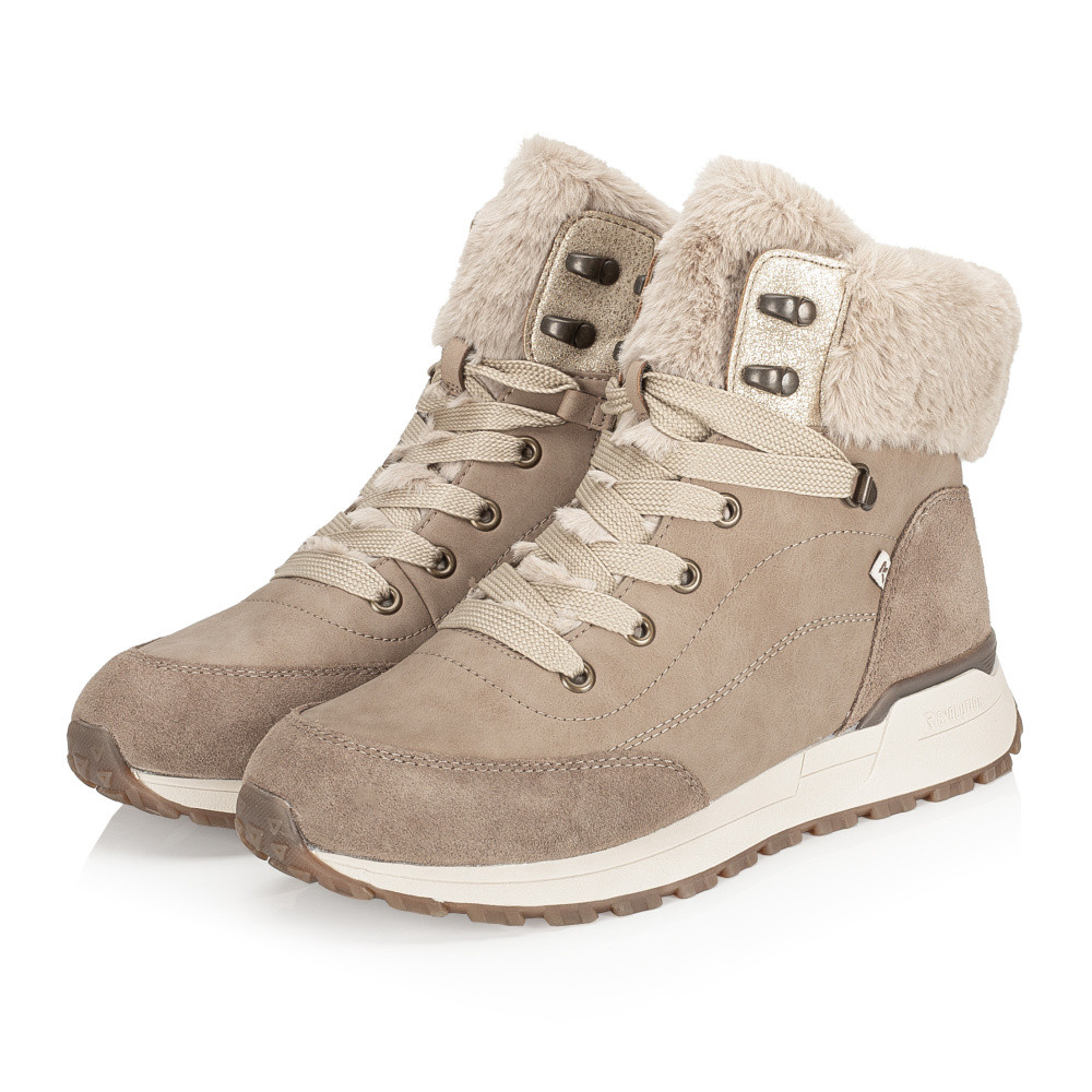 detail Dámská kotníková obuv RIEKER W0670-20 béžová W4