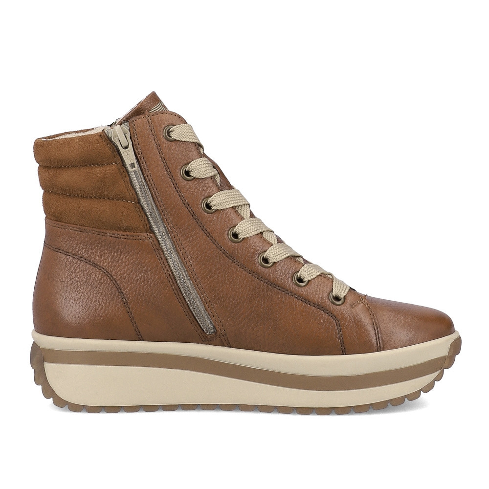 detail Dámská kotníková obuv RIEKER W0962-24 hnědá W4