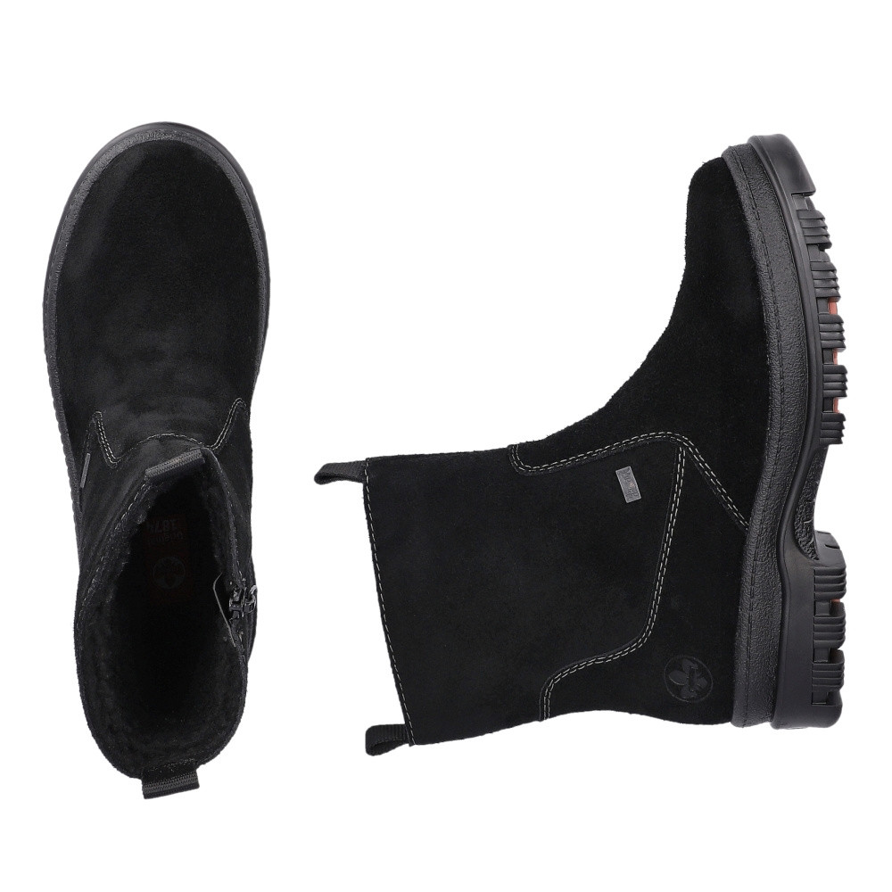 detail Dámská kotníková obuv RIEKER X8250-00 černá W5