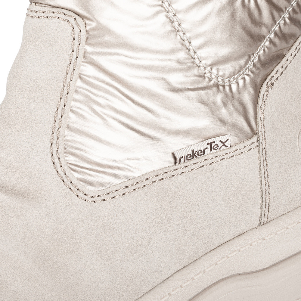 detail Dámská kotníková obuv RIEKER X9091-62 béžová W3