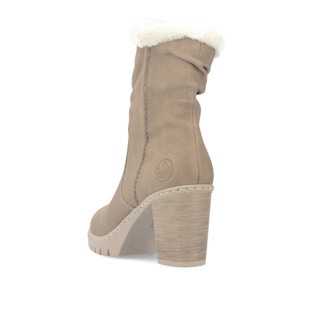 detail Dámská kotníková obuv RIEKER Y2594-20 béžová W3