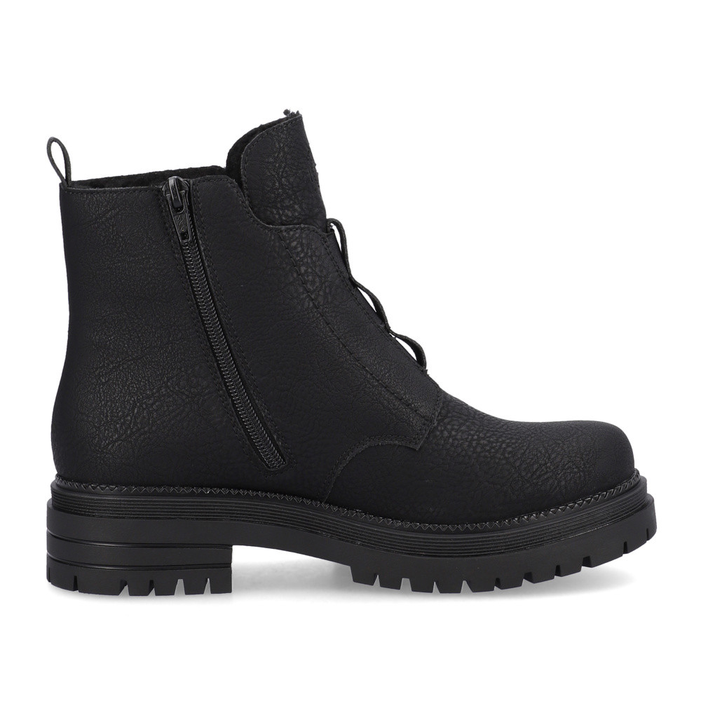 detail Dámská kotníková obuv RIEKER Y3157-00 černá W3
