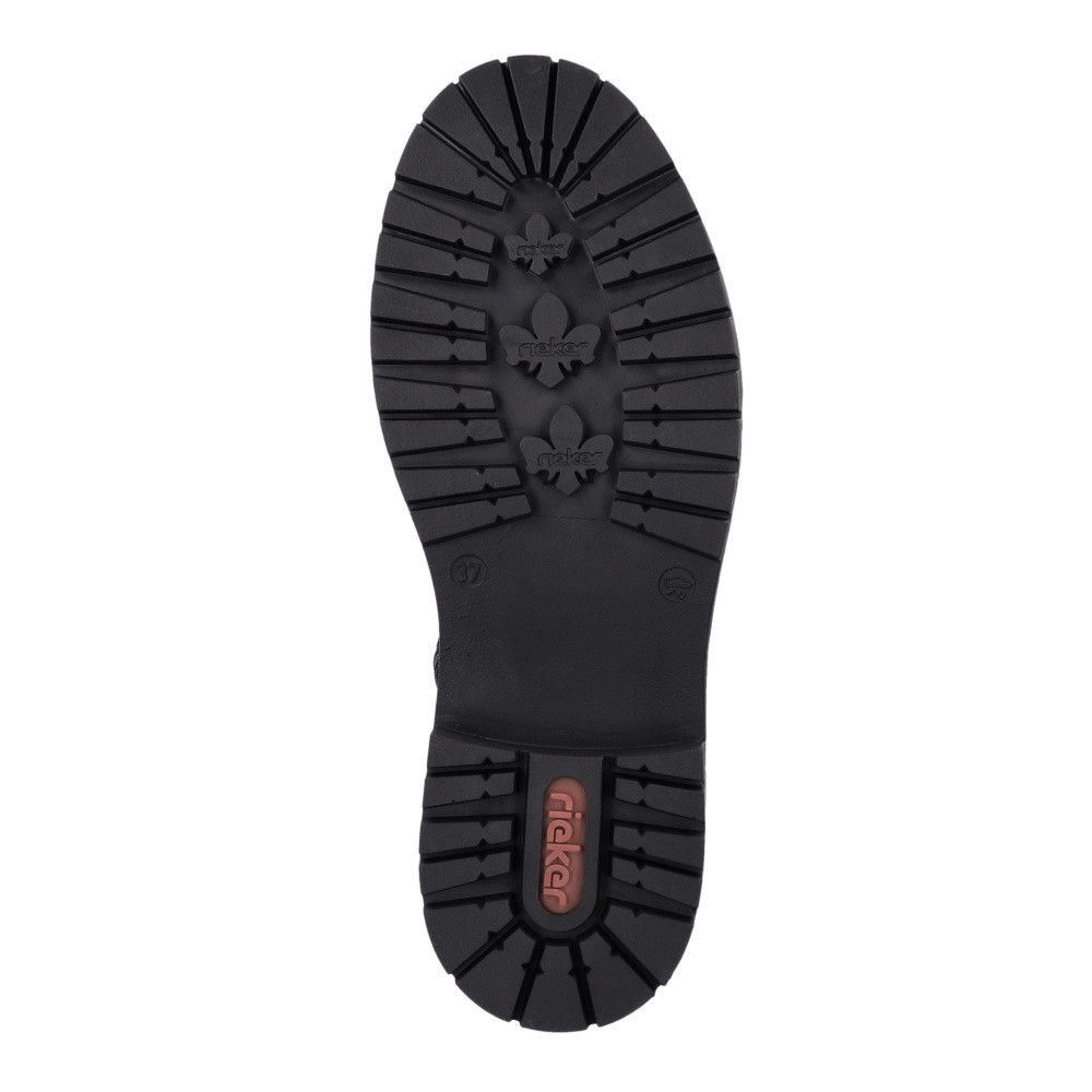 detail Dámská kotníková obuv RIEKER Y3157-00 černá W3