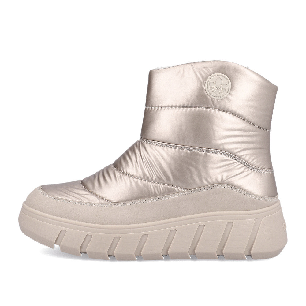 detail Dámska členková obuv RIEKER Y3552-31 zlatá W3