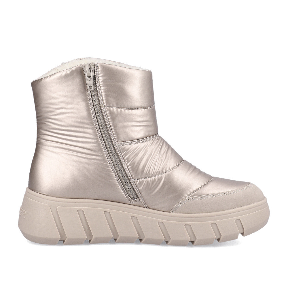 detail Dámska členková obuv RIEKER Y3552-31 zlatá W3