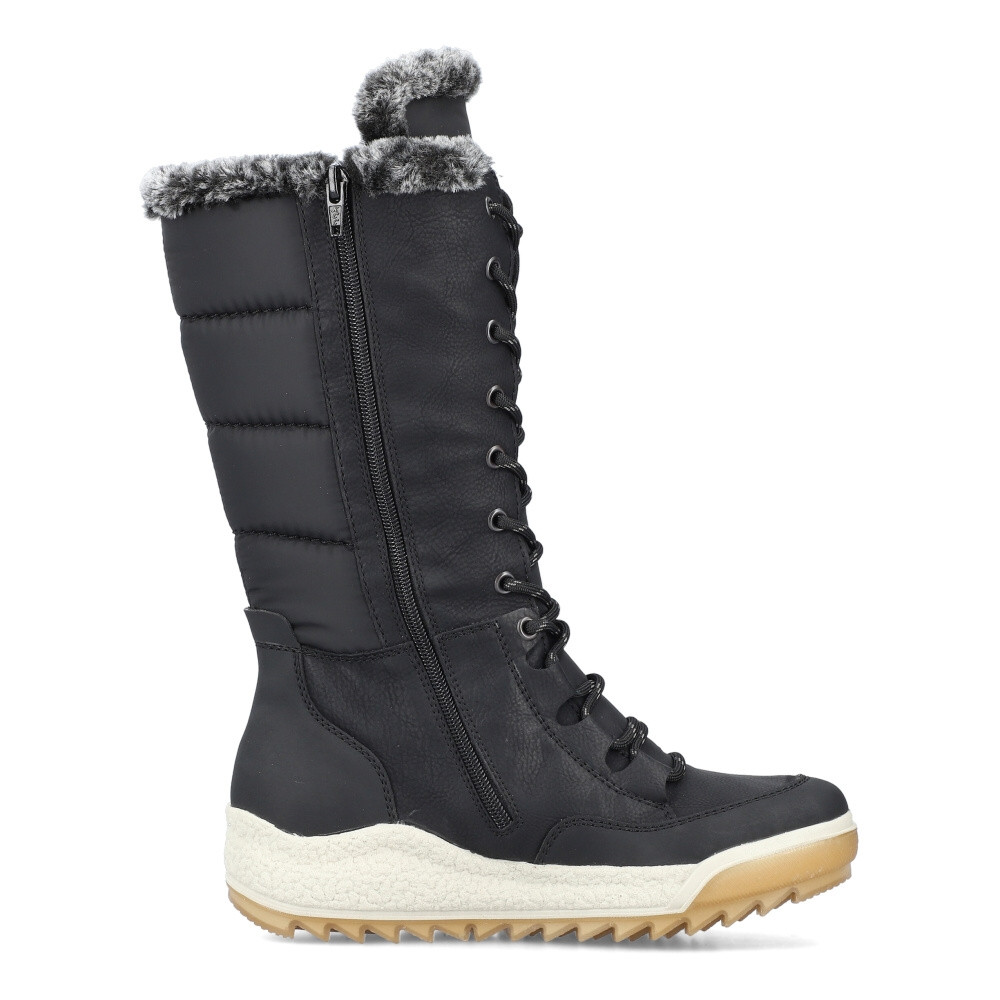 detail Dámské kozačky RIEKER Y4760-00 černá W4