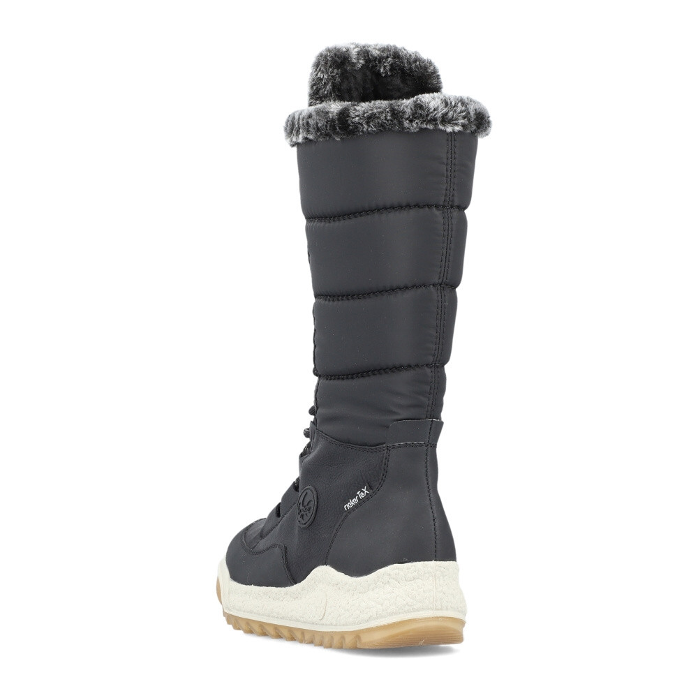 detail Dámské kozačky RIEKER Y4760-00 černá W4