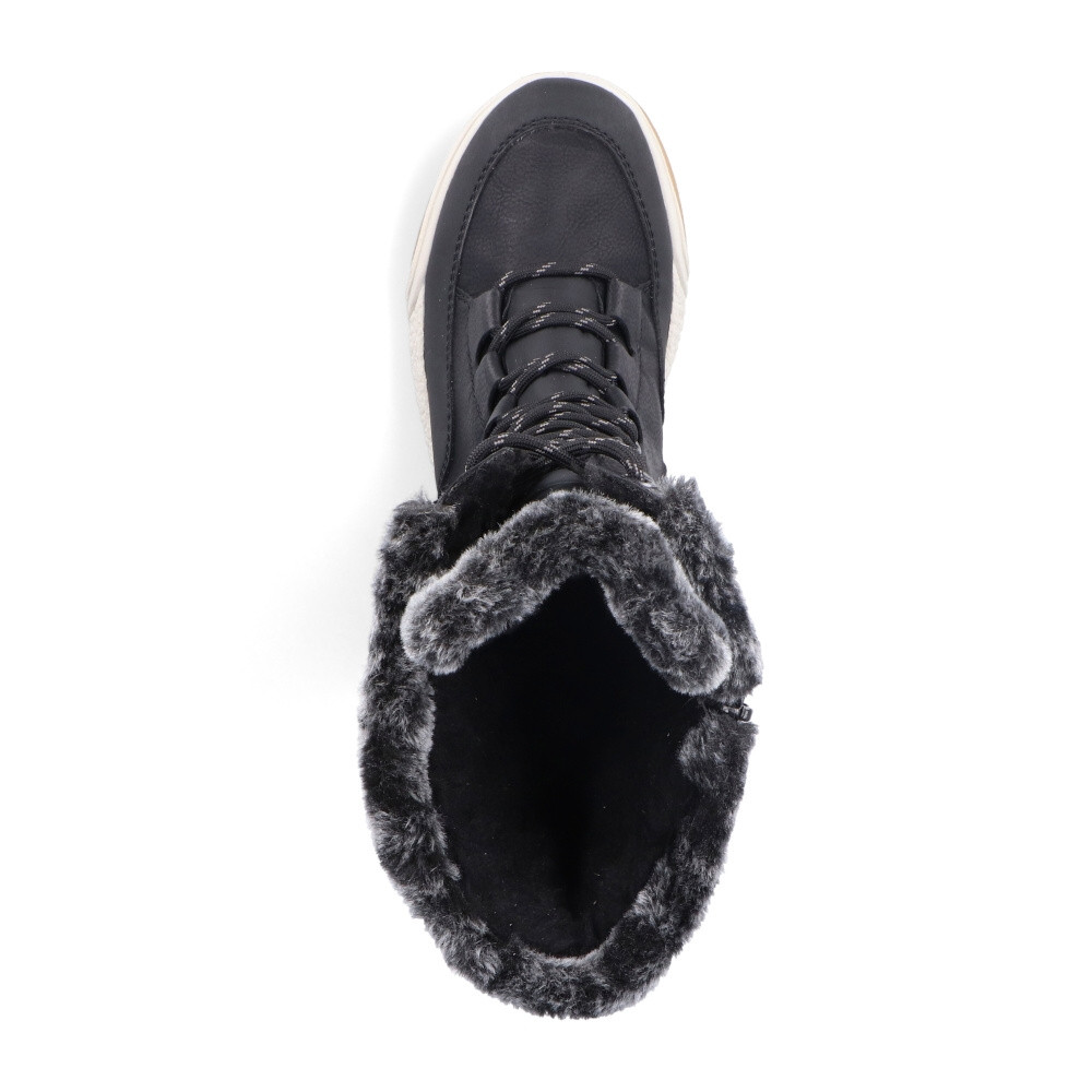 detail Dámské kozačky RIEKER Y4760-00 černá W4