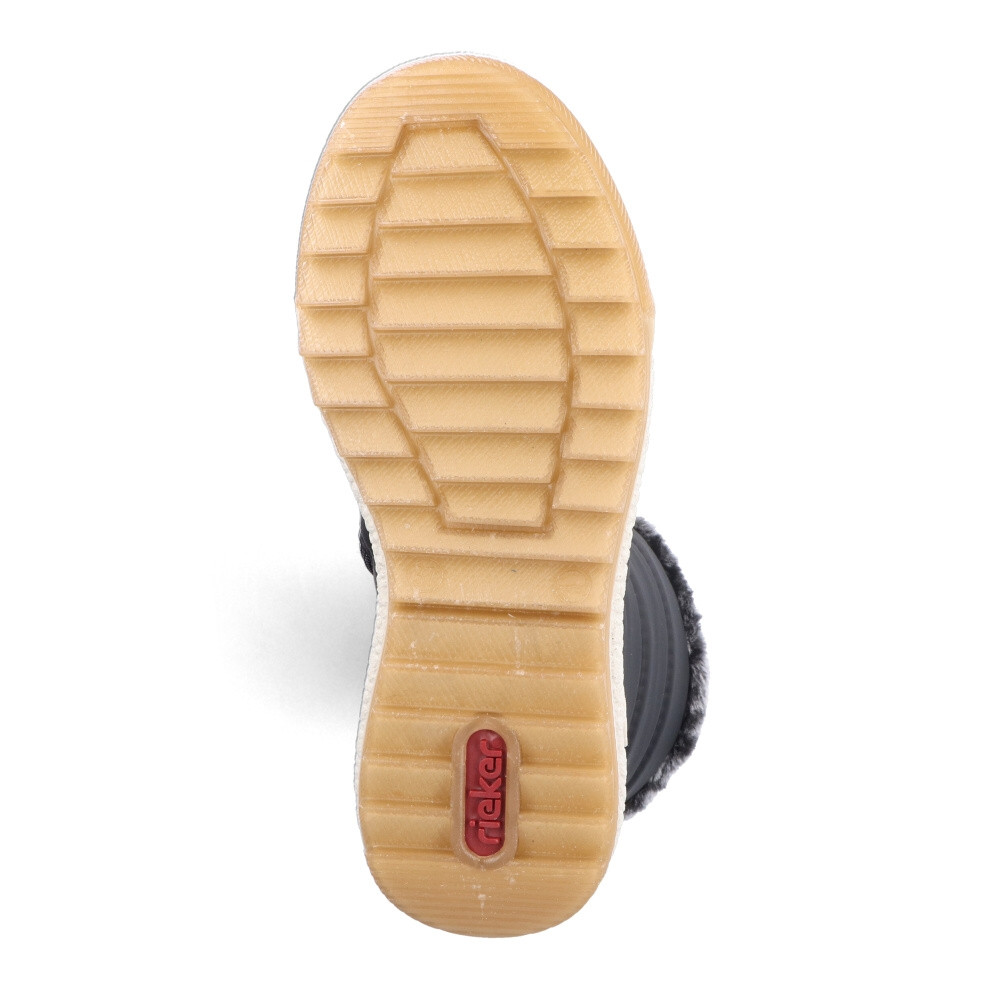 detail Dámské kozačky RIEKER Y4760-00 černá W4