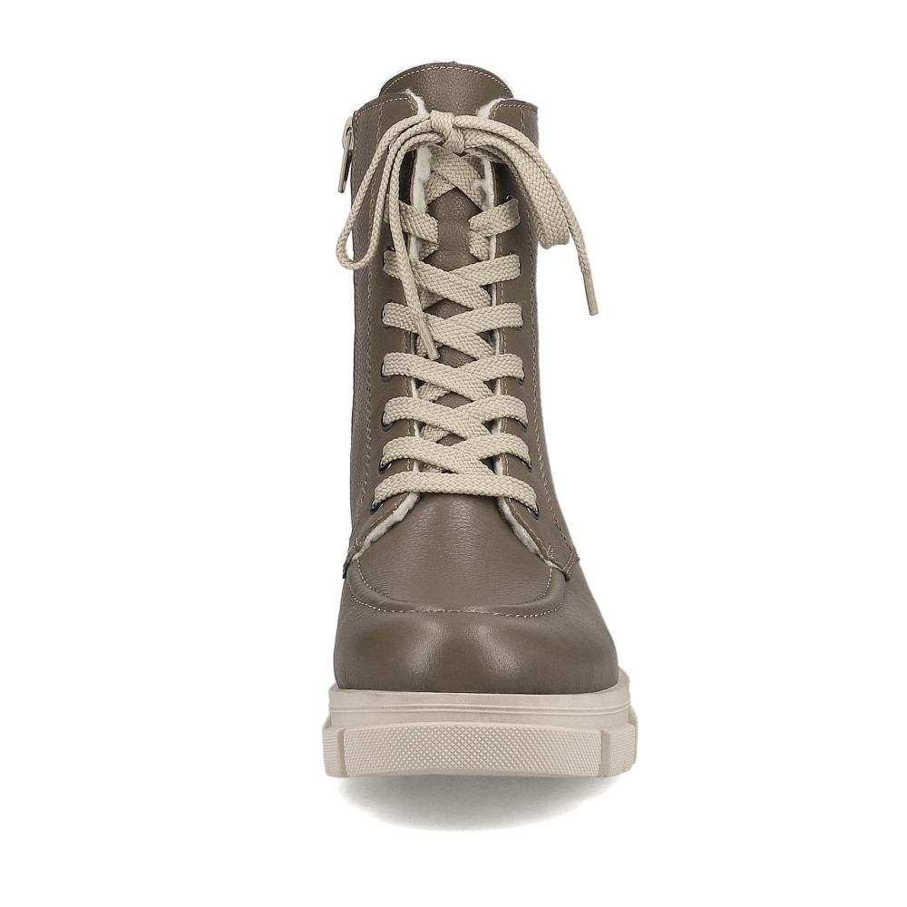 detail Dámská kotníková obuv RIEKER Y7104-24 šedá W3