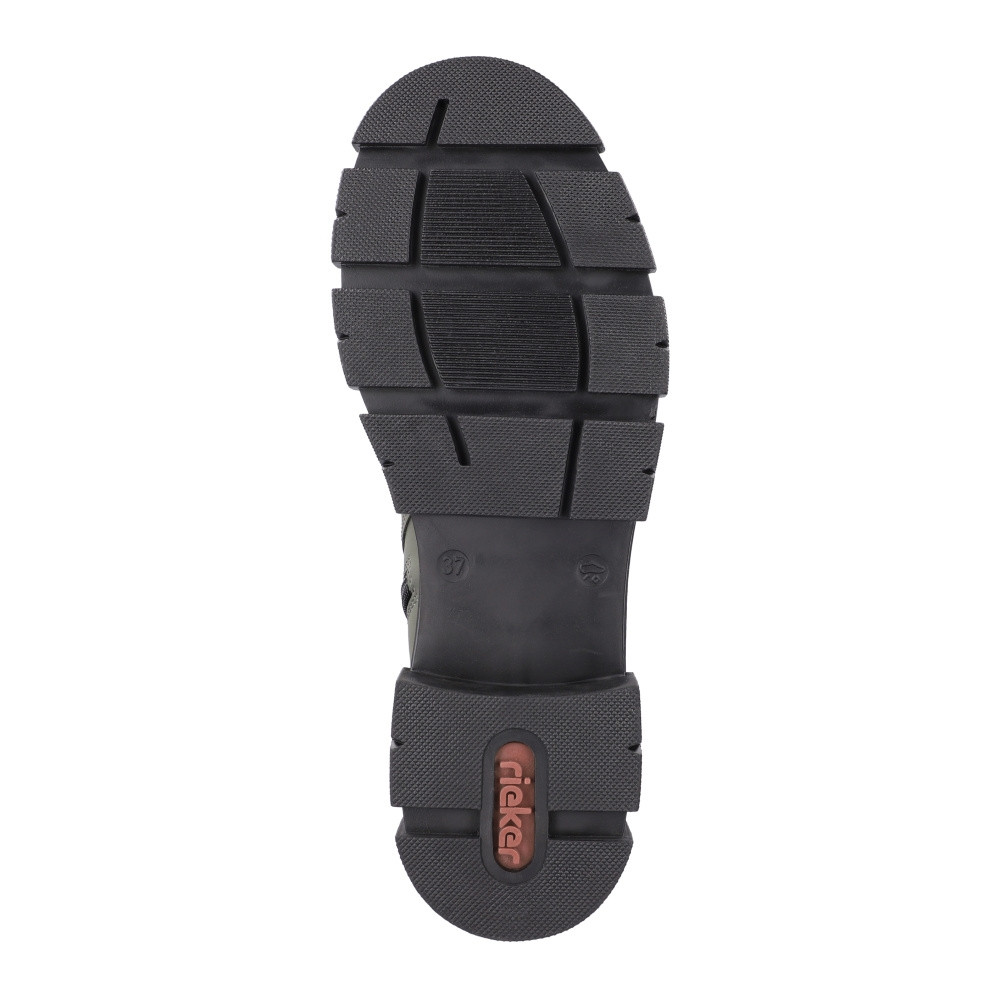 detail Dámské kozačky RIEKER Y7190-54 zelená W3