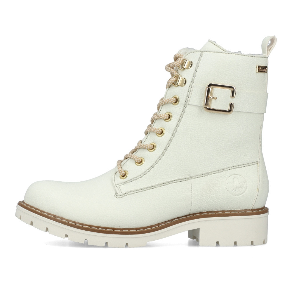 detail Dámská kotníková obuv RIEKER Y9126-80 bílá W5