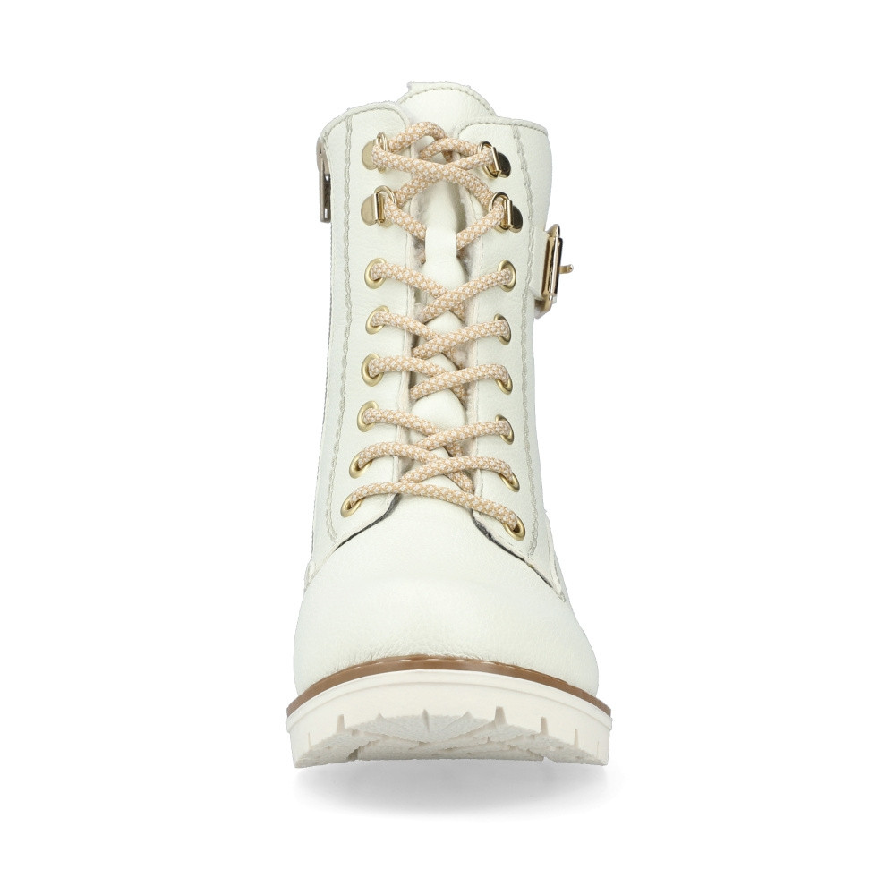 detail Dámská kotníková obuv RIEKER Y9126-80 bílá W5