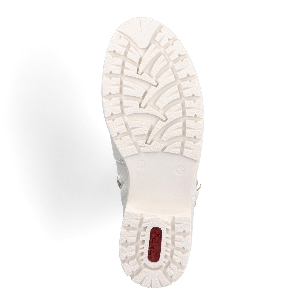 detail Dámská kotníková obuv RIEKER Y9126-80 bílá W5