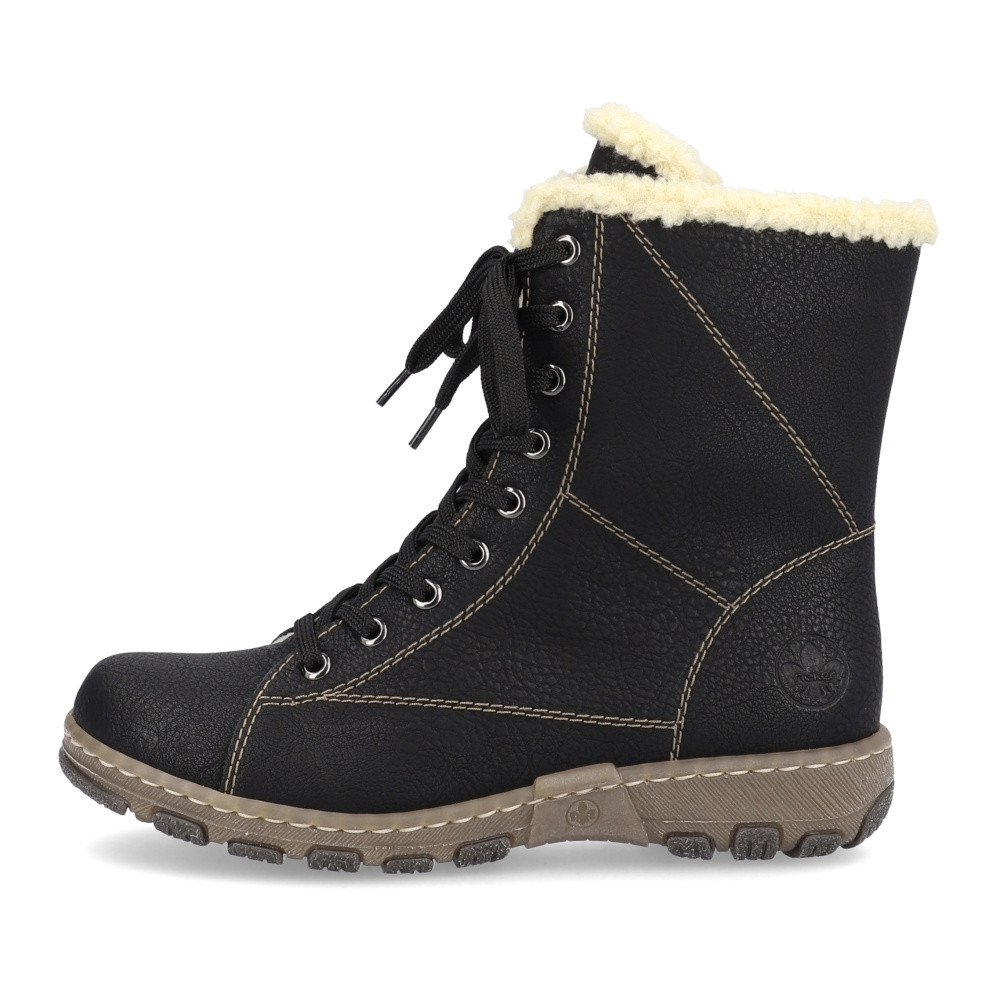 detail Dámská kotníková obuv RIEKER Z0102-00 černá W3