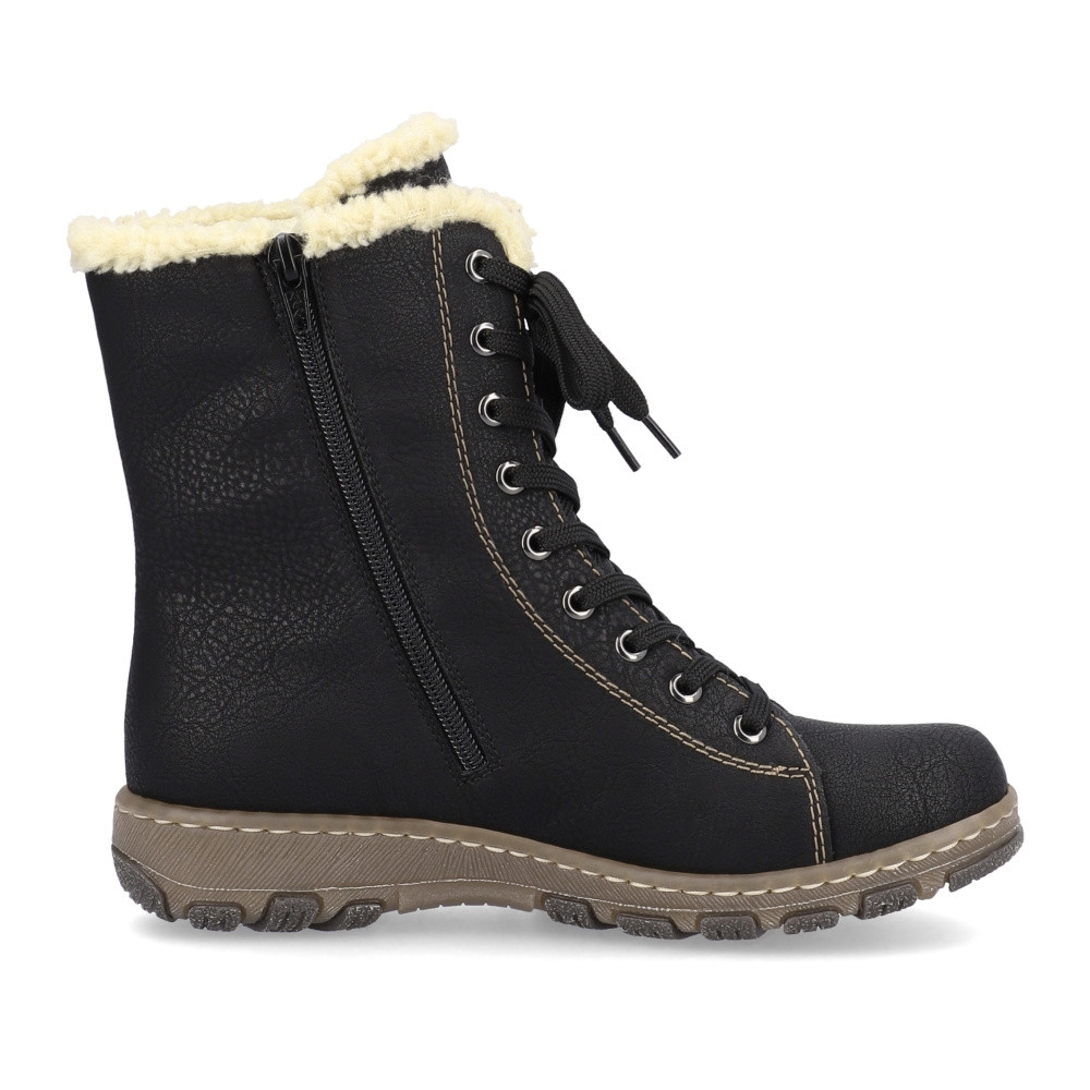 detail Dámská kotníková obuv RIEKER Z0102-00 černá W3