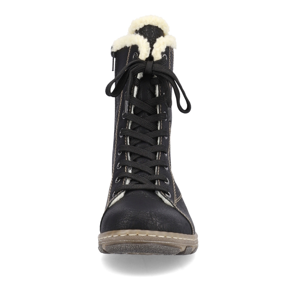 detail Dámská kotníková obuv RIEKER Z0102-00 černá W3