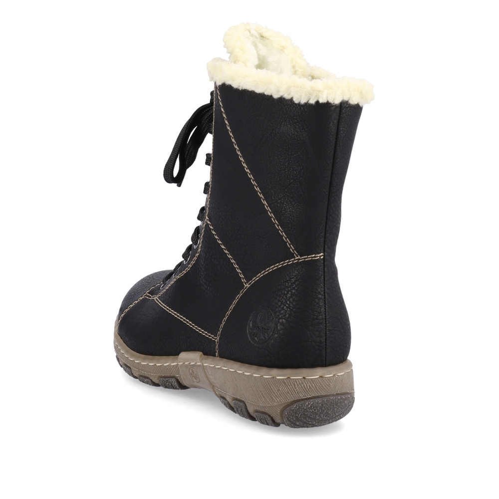 detail Dámská kotníková obuv RIEKER Z0102-00 černá W3