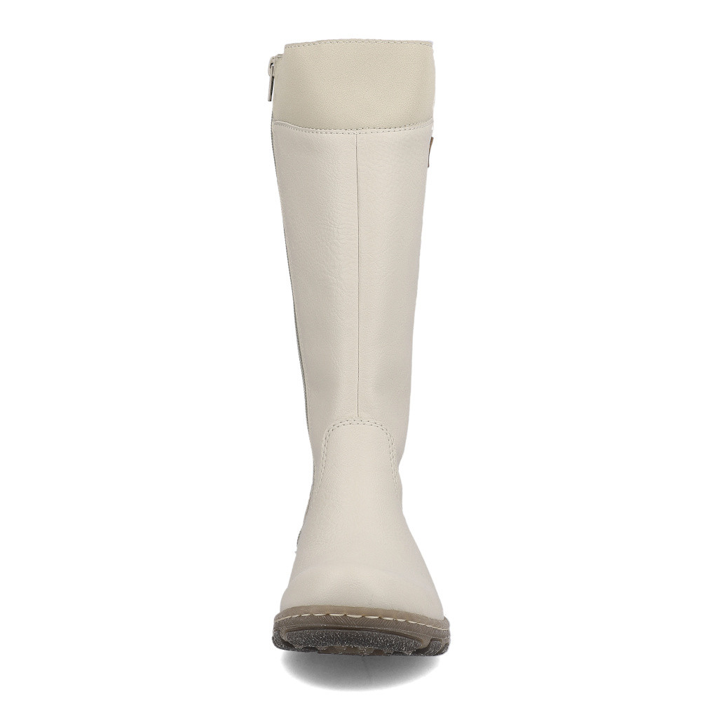 detail Dámské kozačky RIEKER Z0151-60 béžová W3