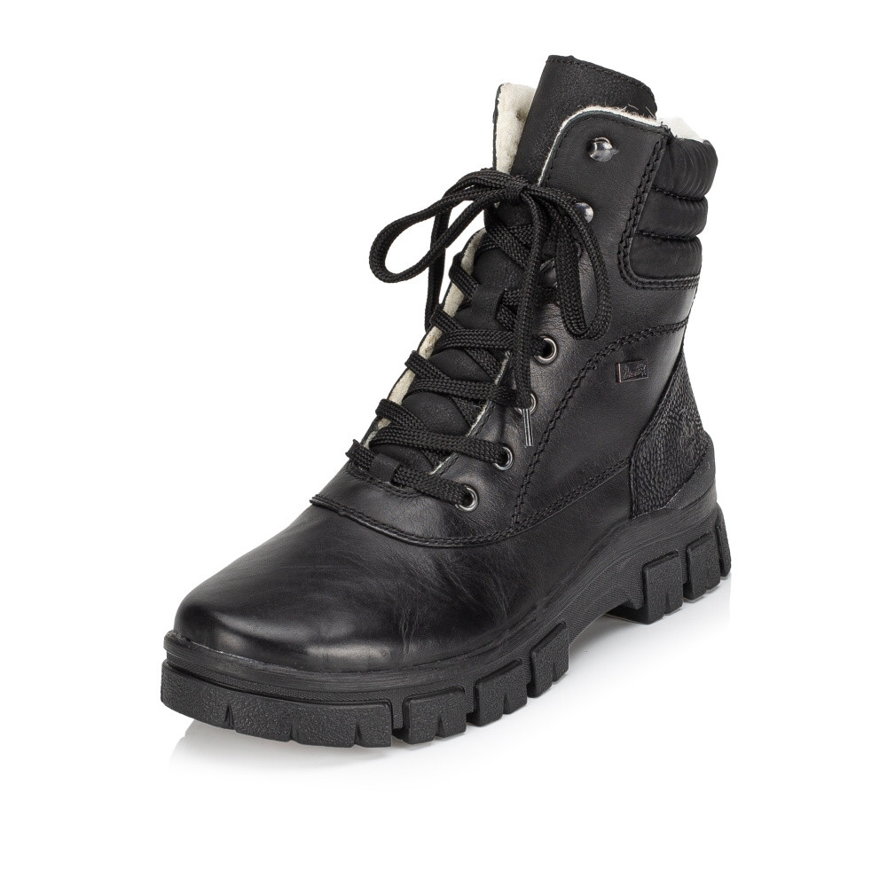 detail Dámska členková obuv RIEKER Z1042-00 čierna W3