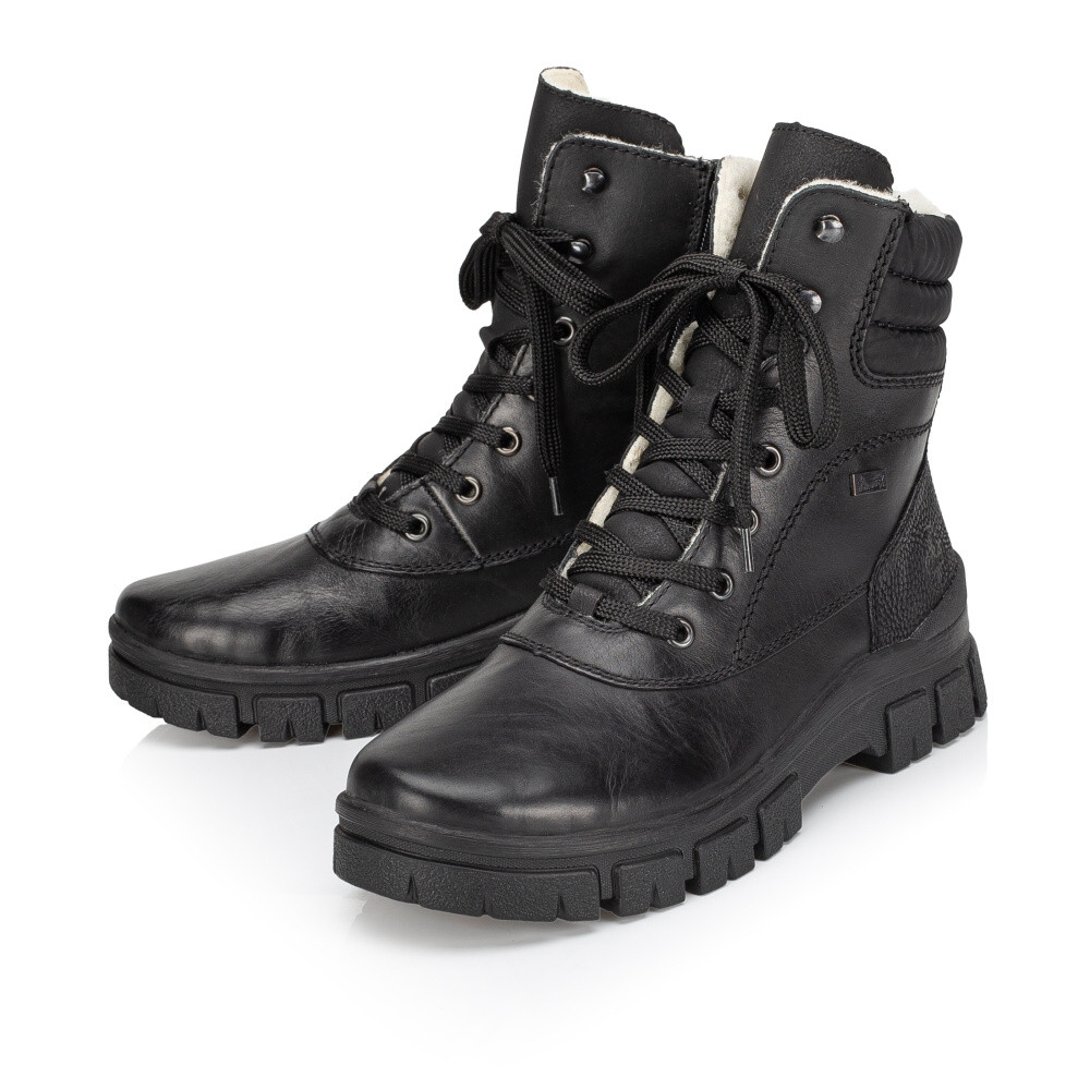 detail Dámska členková obuv RIEKER Z1042-00 čierna W3