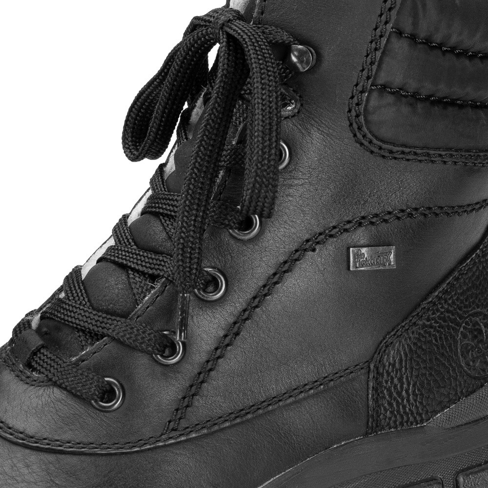 detail Dámska členková obuv RIEKER Z1042-00 čierna W3