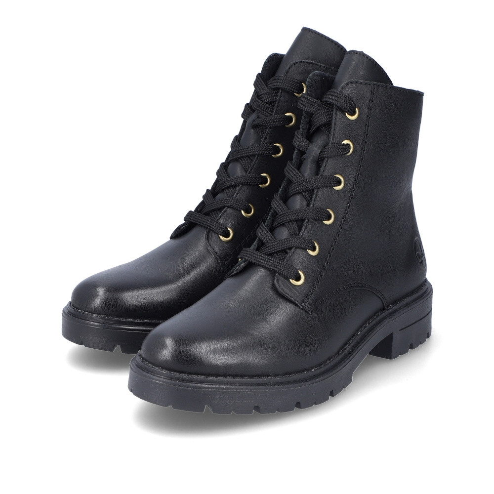 detail Dámská kotníková obuv RIEKER Z2841-00 černá W5