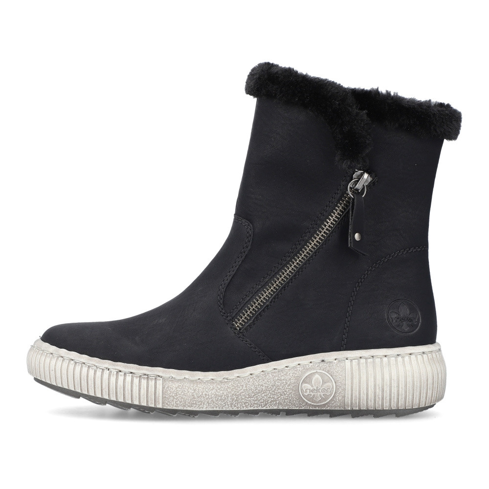 detail Dámská kotníková obuv RIEKER Z6661-00 černá W3