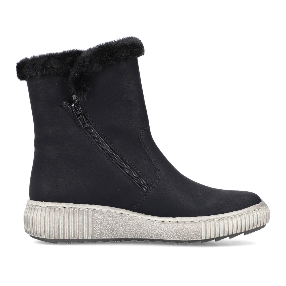 detail Dámská kotníková obuv RIEKER Z6661-00 černá W3