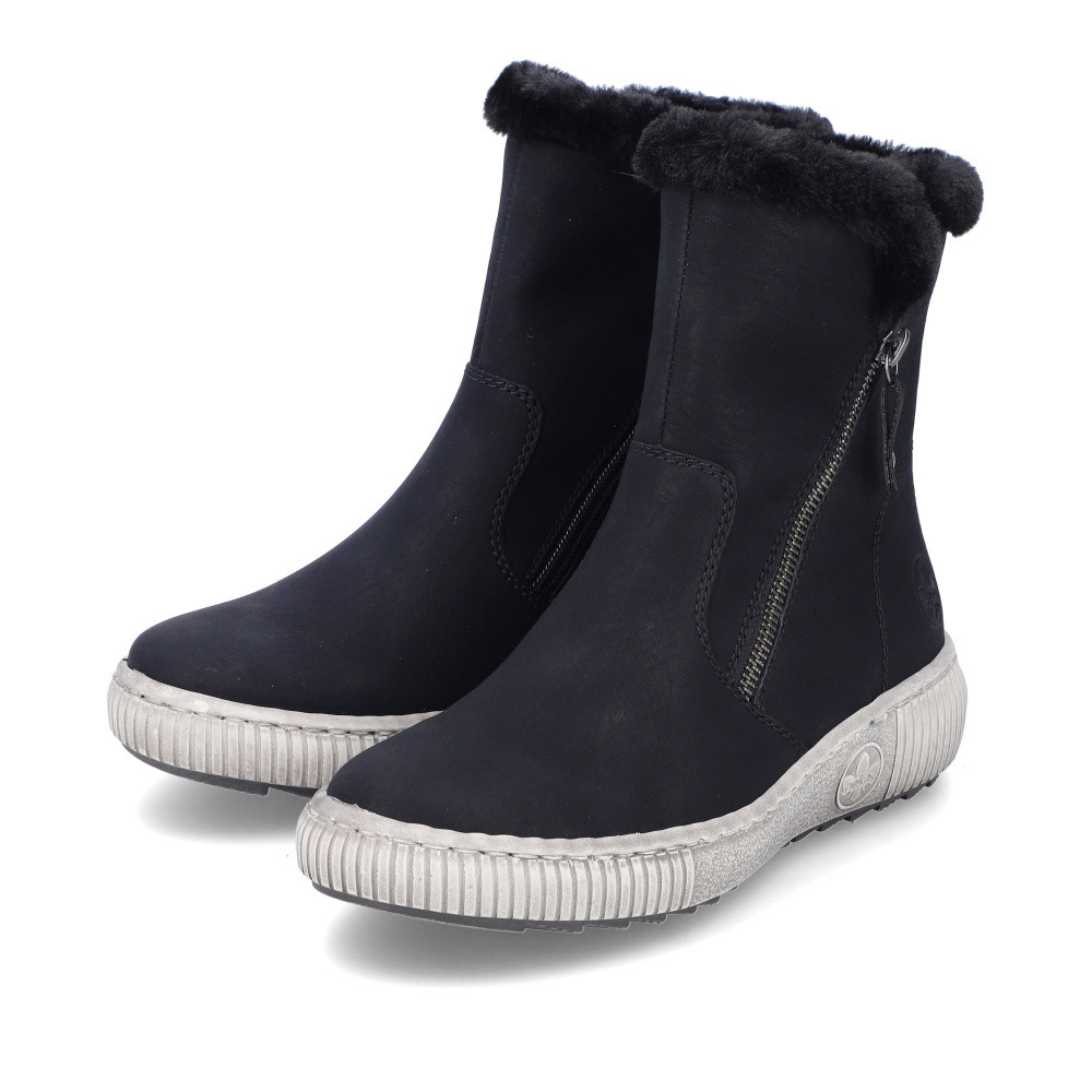 detail Dámská kotníková obuv RIEKER Z6661-00 černá W3