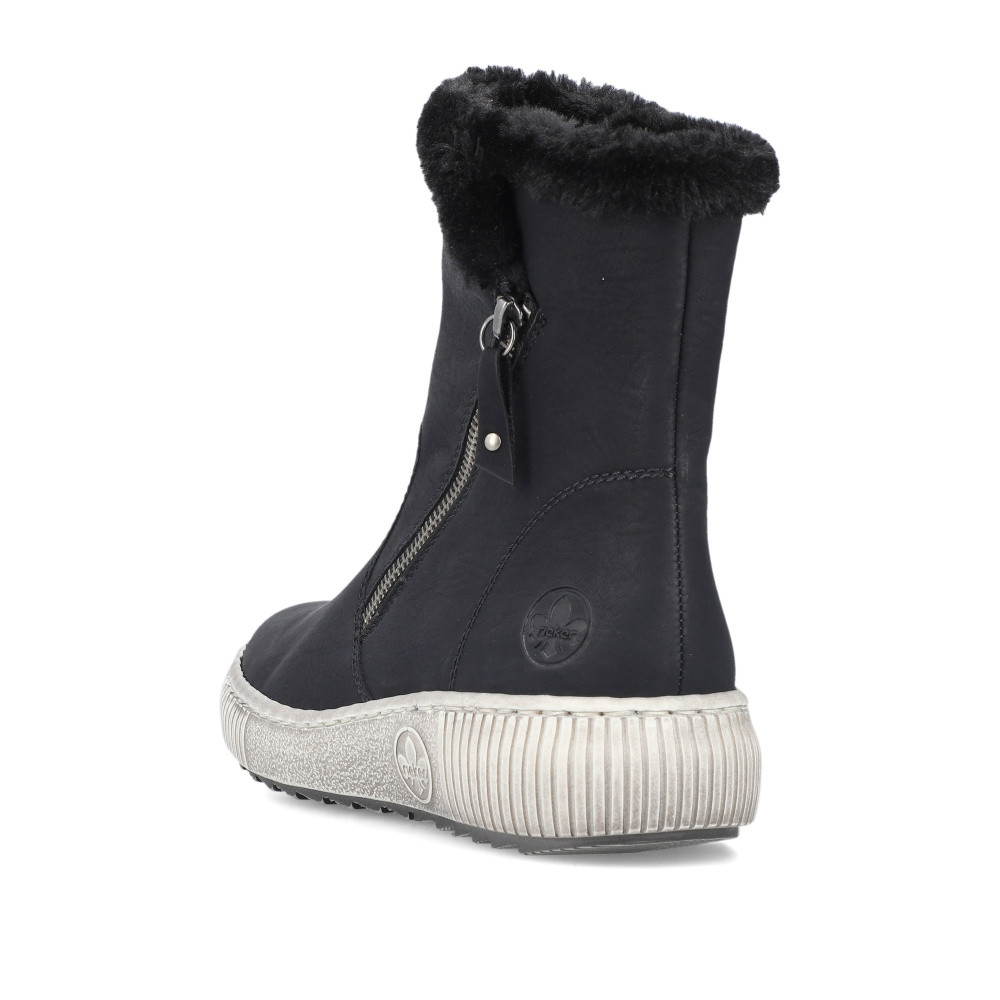 detail Dámská kotníková obuv RIEKER Z6661-00 černá W3