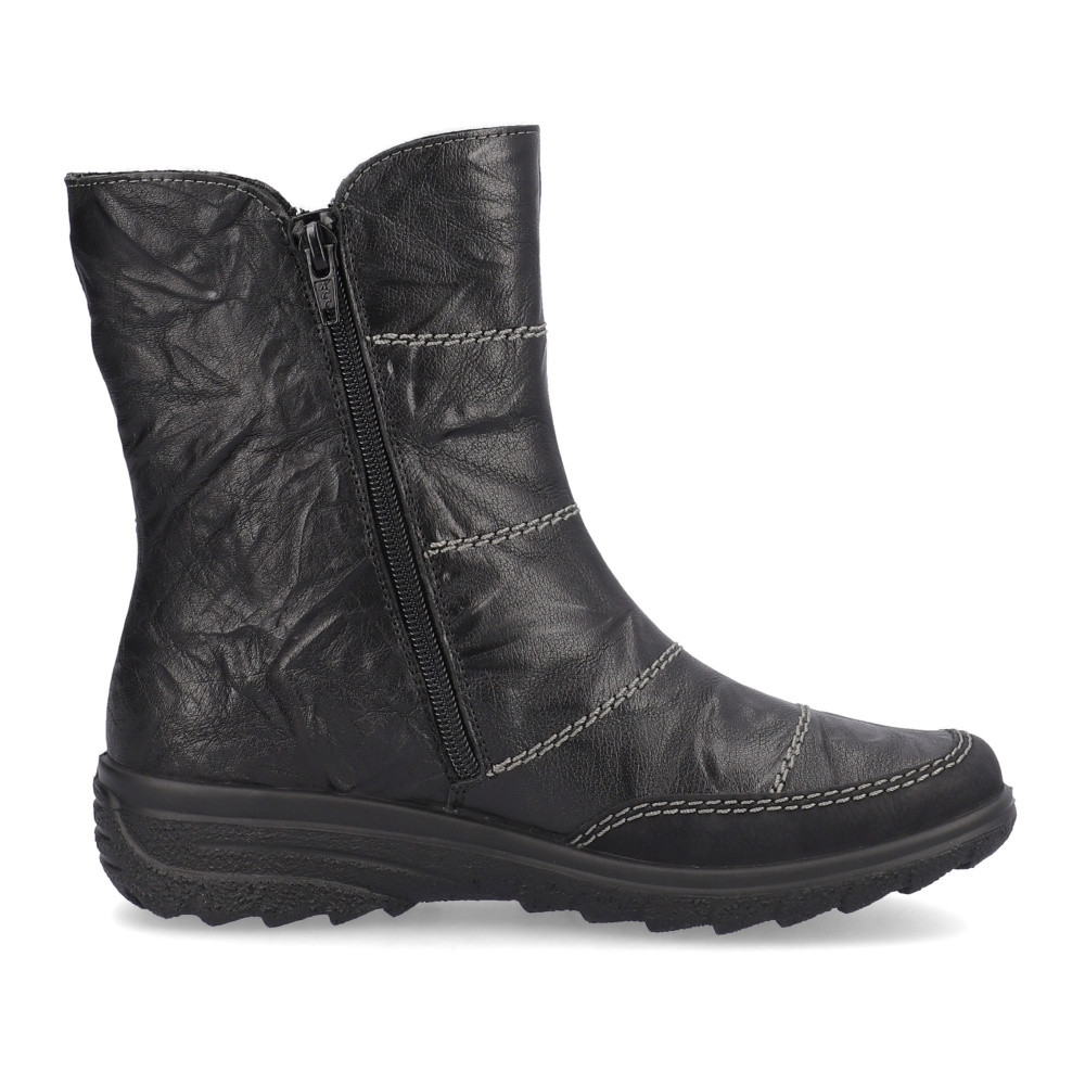 detail Dámská kotníková obuv RIEKER Z7055-00 černá W4