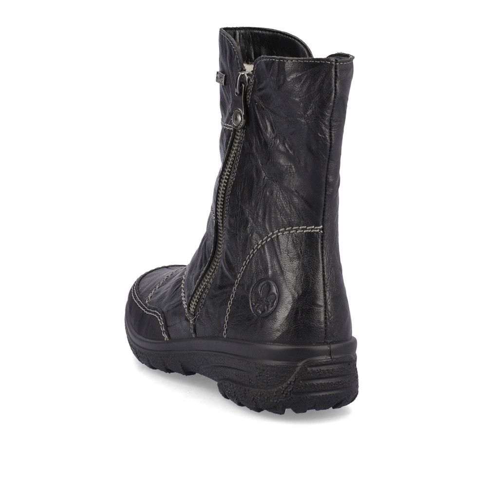 detail Dámská kotníková obuv RIEKER Z7055-00 černá W4