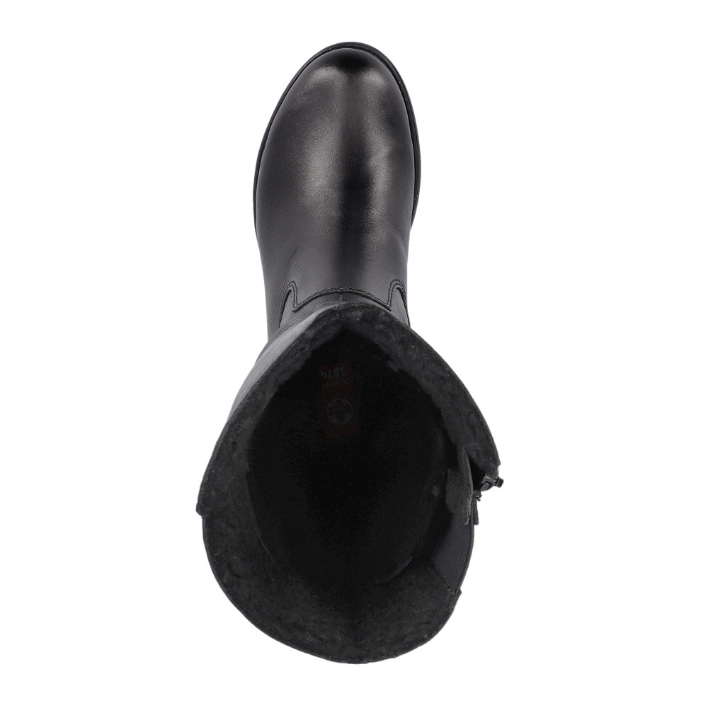 detail Dámské kozačky RIEKER Z9563-00 černá W3