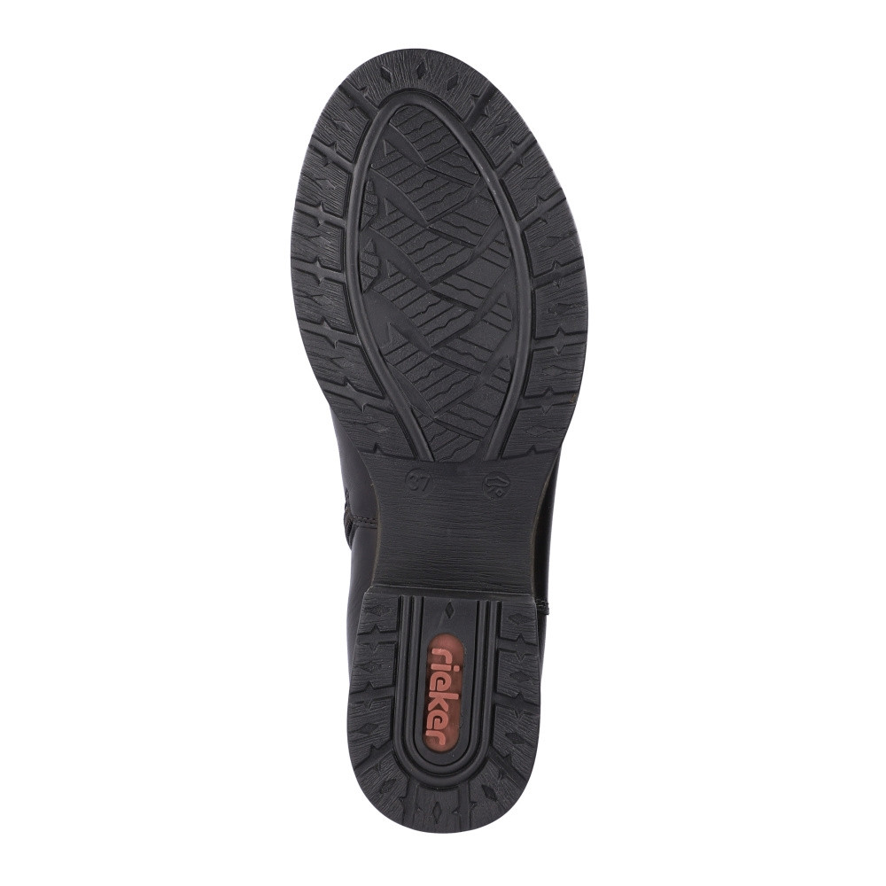 detail Dámské kozačky RIEKER Z9563-00 černá W3