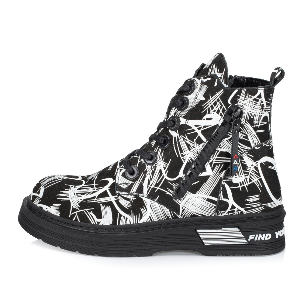 detail Dámská kotníková obuv IBERIUS 003-ALF-2301-1 černá W3