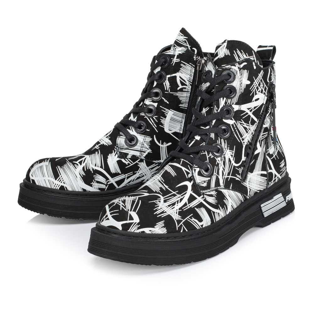 detail Dámská kotníková obuv IBERIUS 003-ALF-2301-1 černá W3