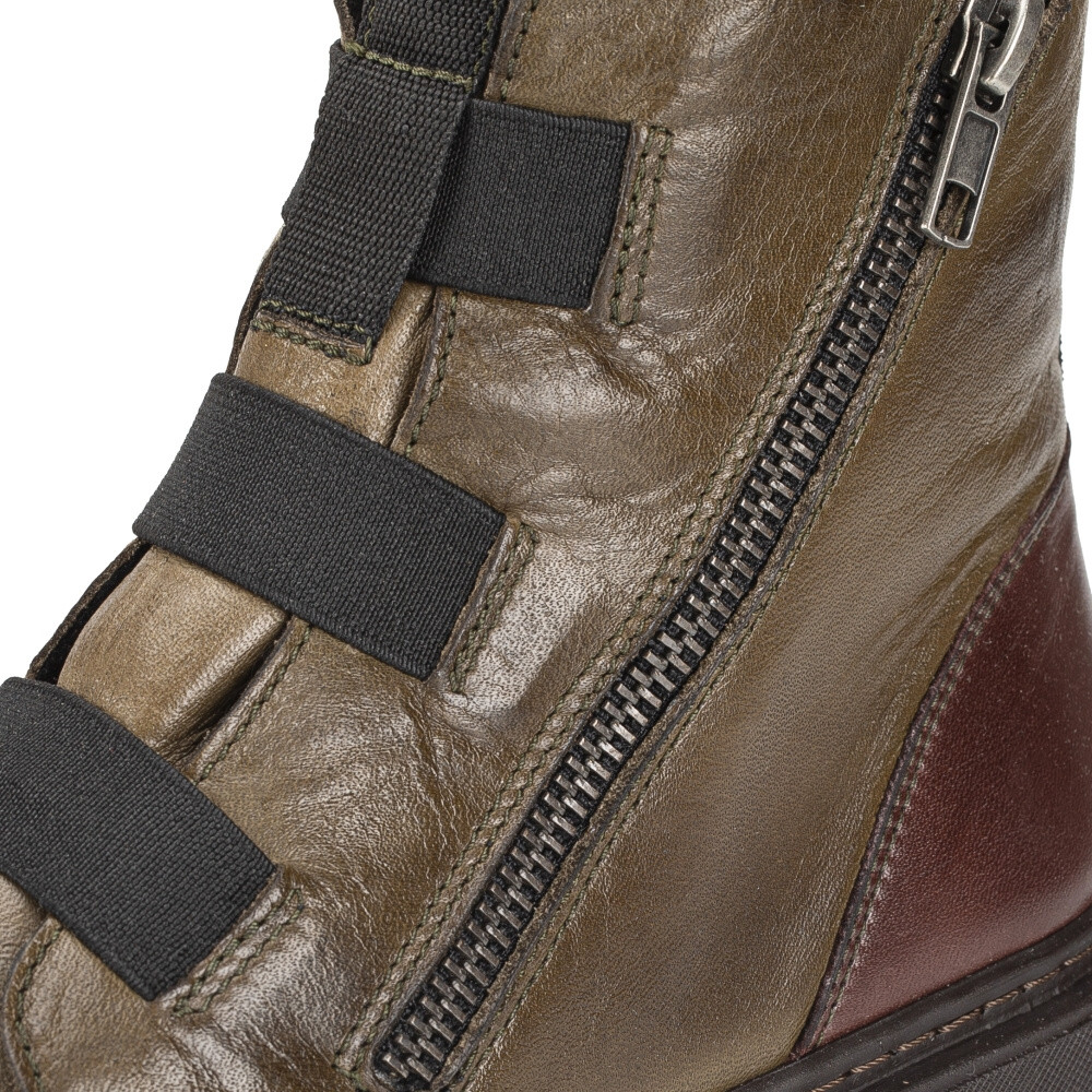 detail Dámská kotníková obuv IBERIUS 3383-529/492 zelená W3