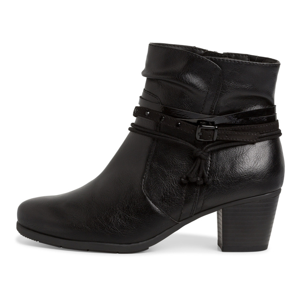 detail Dámská kotníková obuv JANA 25365-41-001 černá W3