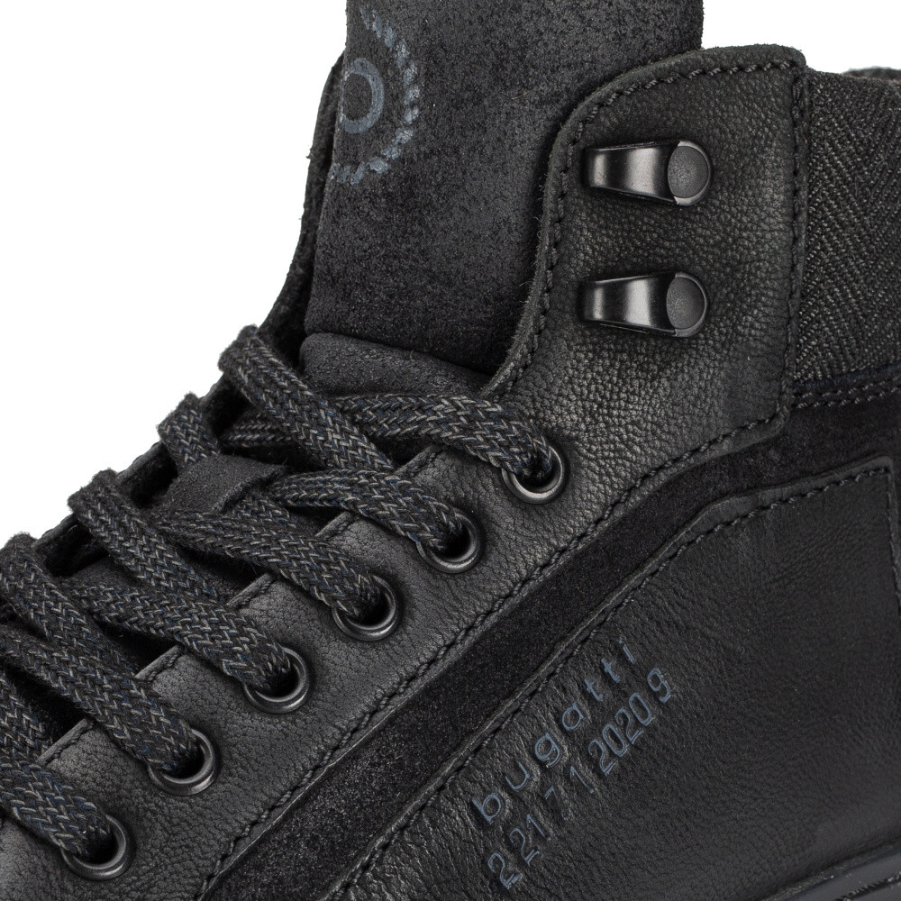 detail Pánská kotníková obuv BUGATTI AH730-1010 černá W3