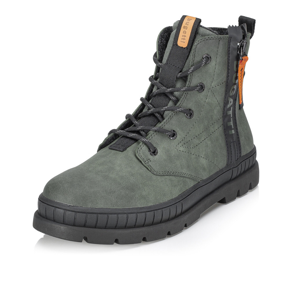 detail Pánská kotníková obuv BUGATTI AGB33-7100 zelená W5