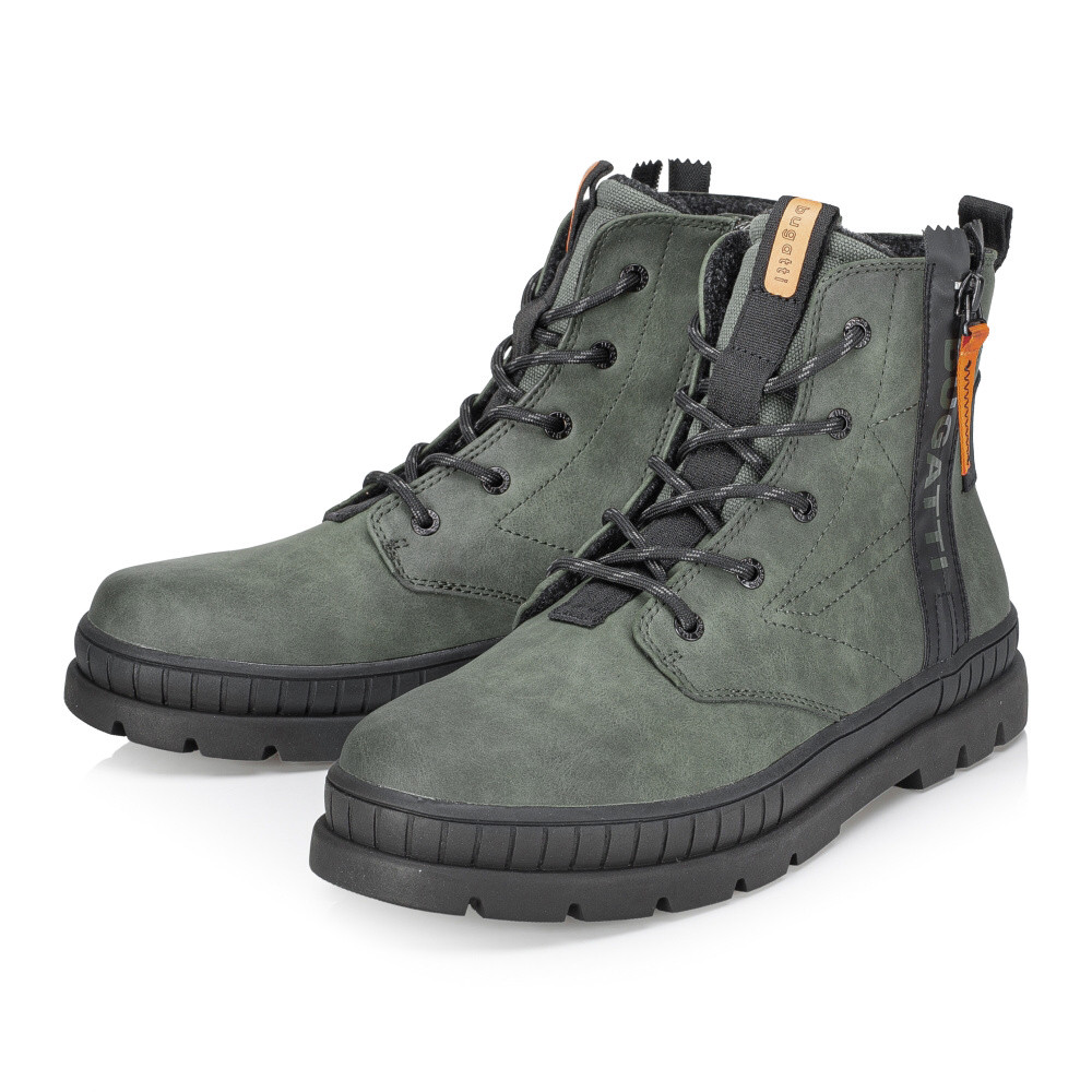 detail Pánská kotníková obuv BUGATTI AGB33-7100 zelená W5